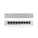 Zyxel 8-Port Desktop Gigabit Ethernet Switch - Metal housing | Plug & Play | Fanless | UK Plug