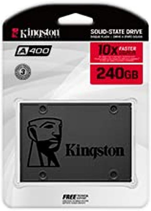 Kingston A400 SSD Internal Solid State Drive 2.5" SATA Rev 3.0, 240GB - SA400S37/240G