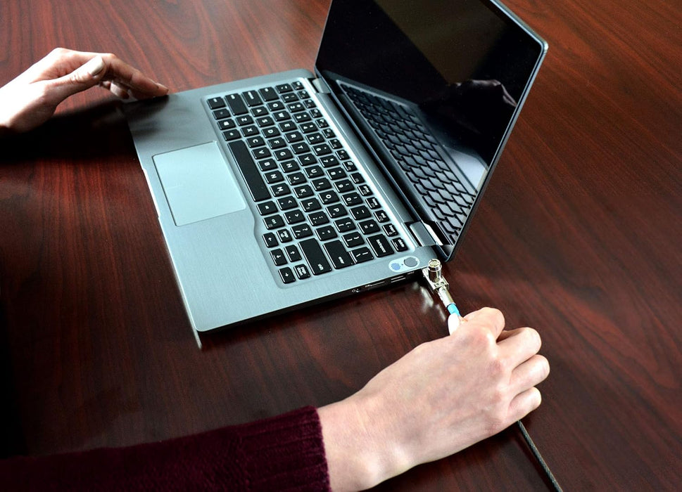 DELL 1DJXC - Cable antirrobo (Negro, Portátil, Llave, 2 llaves, Barrel lock, peripheral cable security trap