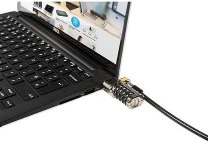 Kensington DELL 461-10169 - Cable antirrobo (Negro, Caucho, Acero