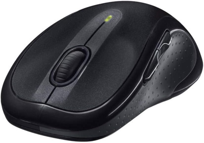Logitech M510 Wireless Mouse, 2.4 GHz with USB Unifying Receiver, 1000 DPI Laser-Grade Tracking, 7-Buttons, 24-Months Battery Life, PC / Mac / Laptop - Black