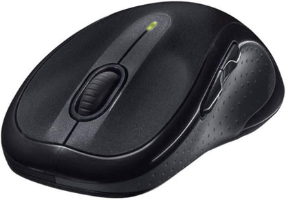 Logitech M510 Wireless Mouse, 2.4 GHz with USB Unifying Receiver, 1000 DPI Laser-Grade Tracking, 7-Buttons, 24-Months Battery Life, PC / Mac / Laptop - Black