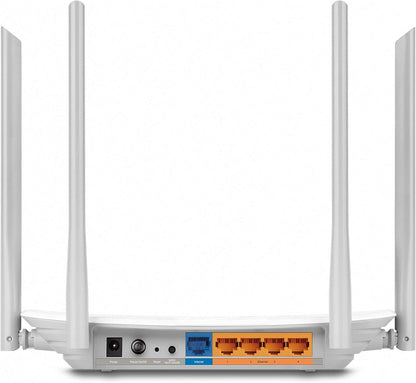 TP-Link AC1200 Wireless Dual Band Wi-Fi Router, Wi-Fi Speed Up to 867 Mbps/5 GHz + 300 Mbps/2.4 GHz, 4+1 Fast Ports, Single-Core CPU, Parental Control, Easy setup (Archer C50