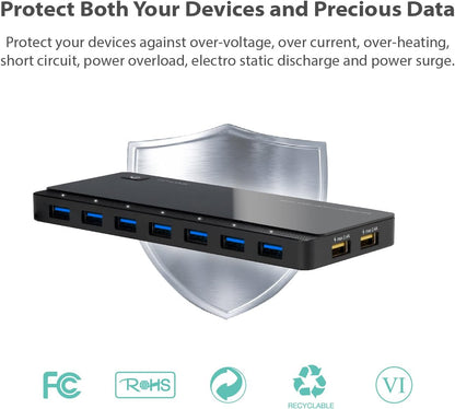 TP-Link USB 3.0 7 Port Hub with 2 Charging Ports