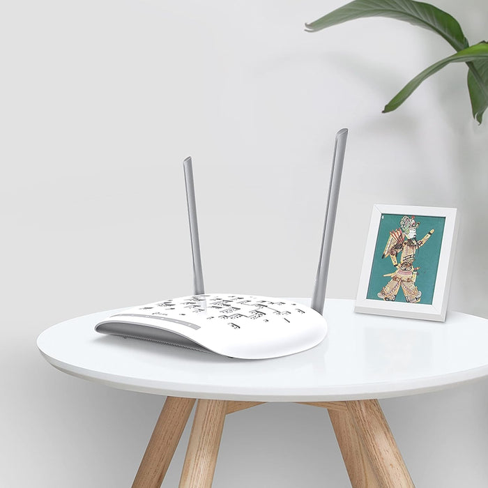 TP-Link 300 Mbps Wireless N USB VDSL/ADSL Modem Router, Single-Band, Broadband Speed Up To 100 Mbps, Versatile Connectivity, 4xFast Ports, USB 2.0, TP-Link Tether App, Easy setup(TD-W9970) VDSL2|300 M