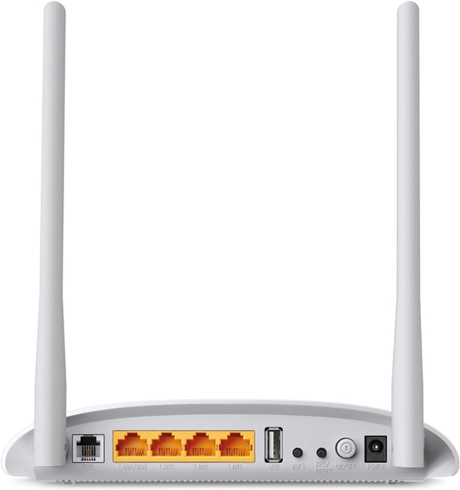 TP-Link 300 Mbps Wireless N USB VDSL/ADSL Modem Router, Single-Band, Broadband Speed Up To 100 Mbps, Versatile Connectivity, 4xFast Ports, USB 2.0, TP-Link Tether App, Easy setup(TD-W9970) VDSL2|300 M