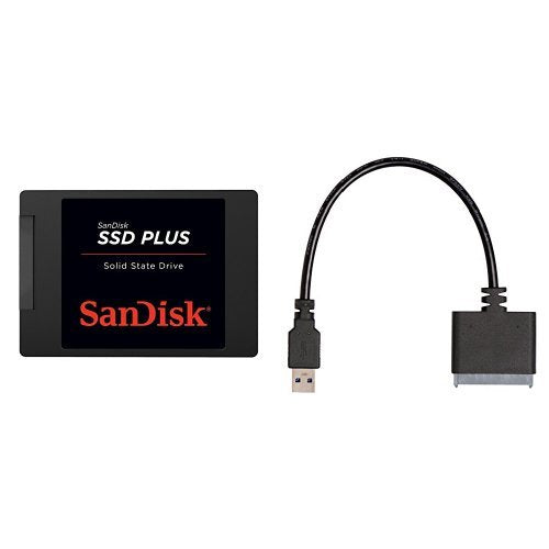 SanDisk SSD PLUS 240 GB Sata III 2.5 Inch Internal SSD, Up to 530 MB/s, Black