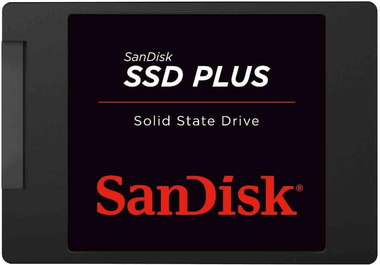 SanDisk SSD PLUS 240 GB Sata III 2.5 Inch Internal SSD, Up to 530 MB/s, Black