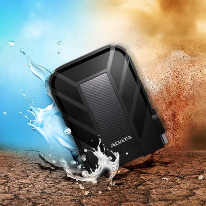 ADATA HD710 Pro 1TB USB 3.1 IP68 Waterproof/Shockproof/Dustproof Ruggedized External Hard Drive, Black (AHD710P-1TU31-CBK) HD710 Pro Black Pro 1 TB