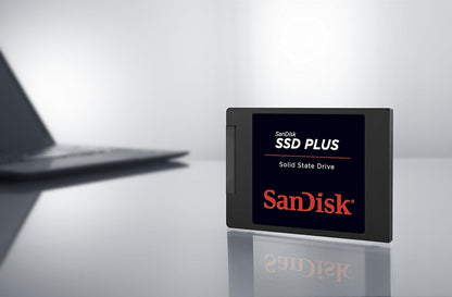 SanDisk SSD PLUS 480 GB SATA III 2.5-Inch Internal Solid State Drive, SDSSDA-480G-G26 , Black