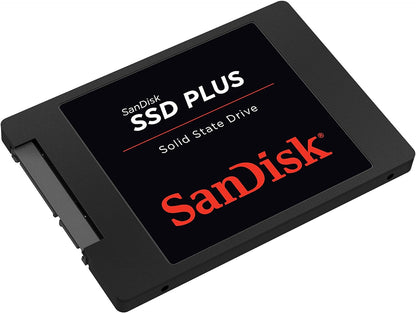 SanDisk SSD PLUS 480 GB SATA III 2.5-Inch Internal Solid State Drive, SDSSDA-480G-G26 , Black