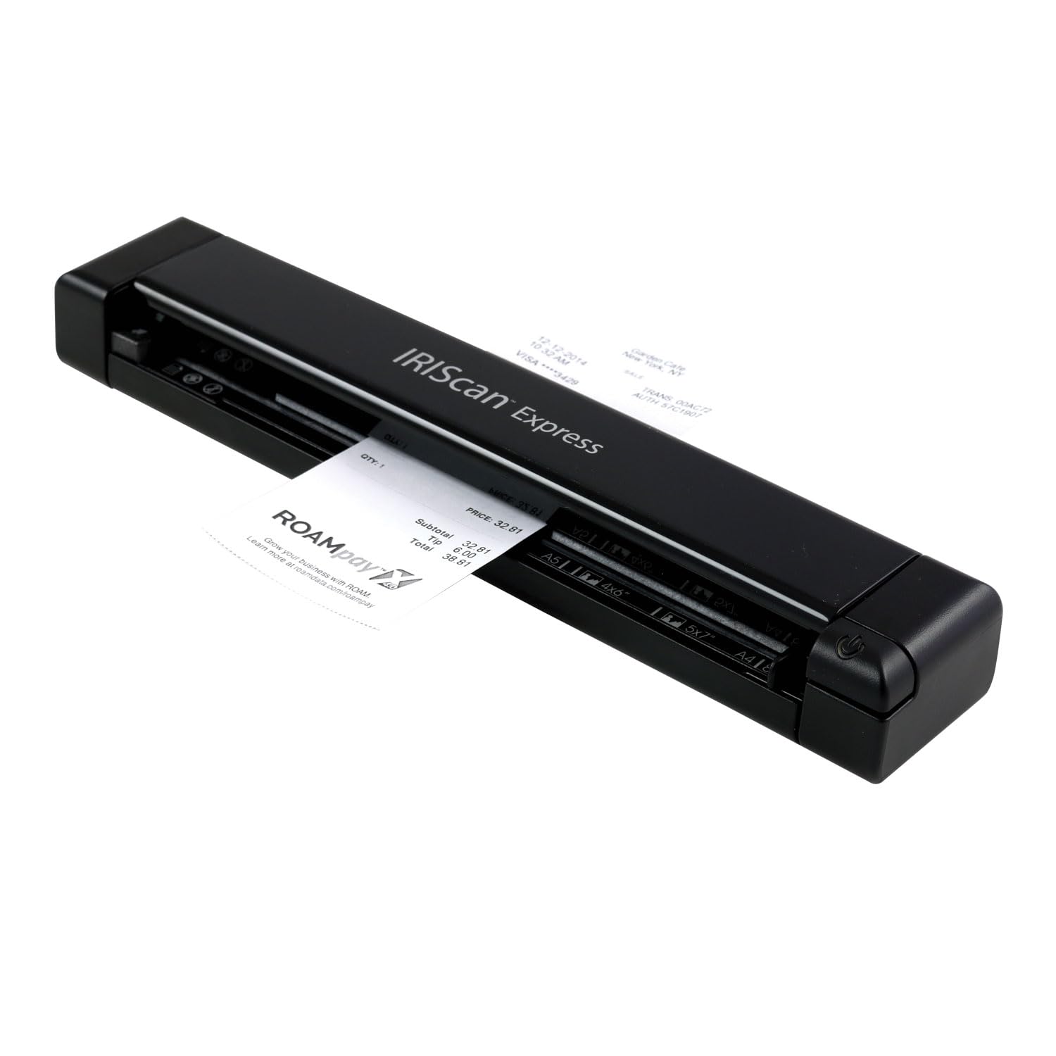 IRIScan - Express 4 | Portable Scanner | Compatible With Windows/Mac/Linux | Scan Documents, Photos, Business Cards | Ultra Fast |
