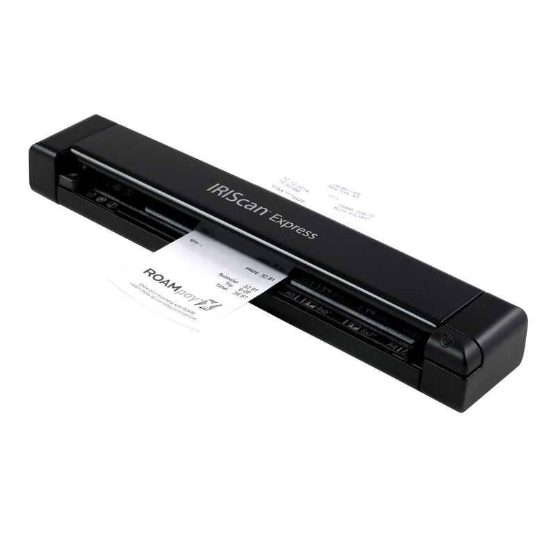 IRIScan - Express 4 | Portable Scanner | Compatible With Windows/Mac/Linux | Scan Documents, Photos, Business Cards | Ultra Fast |