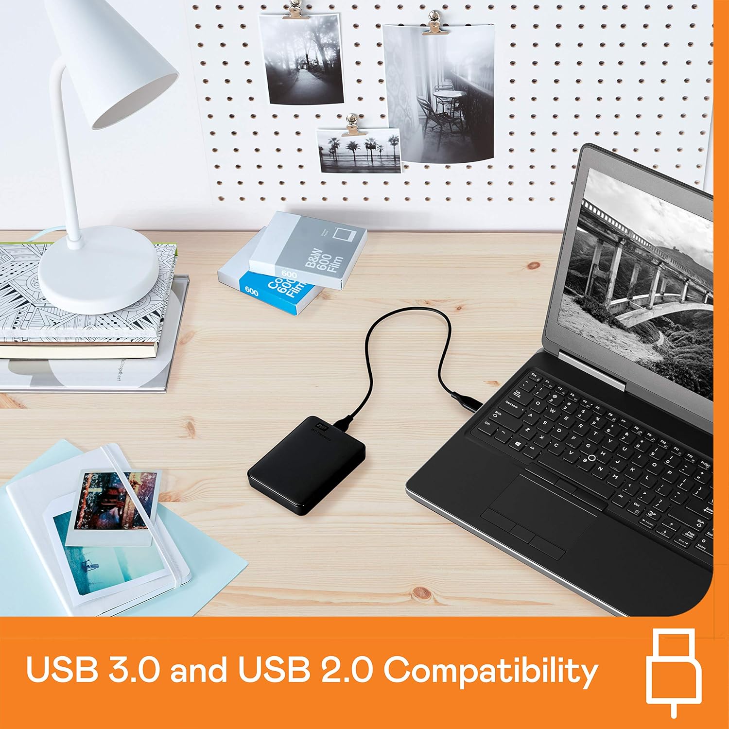 WD 4 TB Elements Portable External Hard Drive - USB 3.0, Black