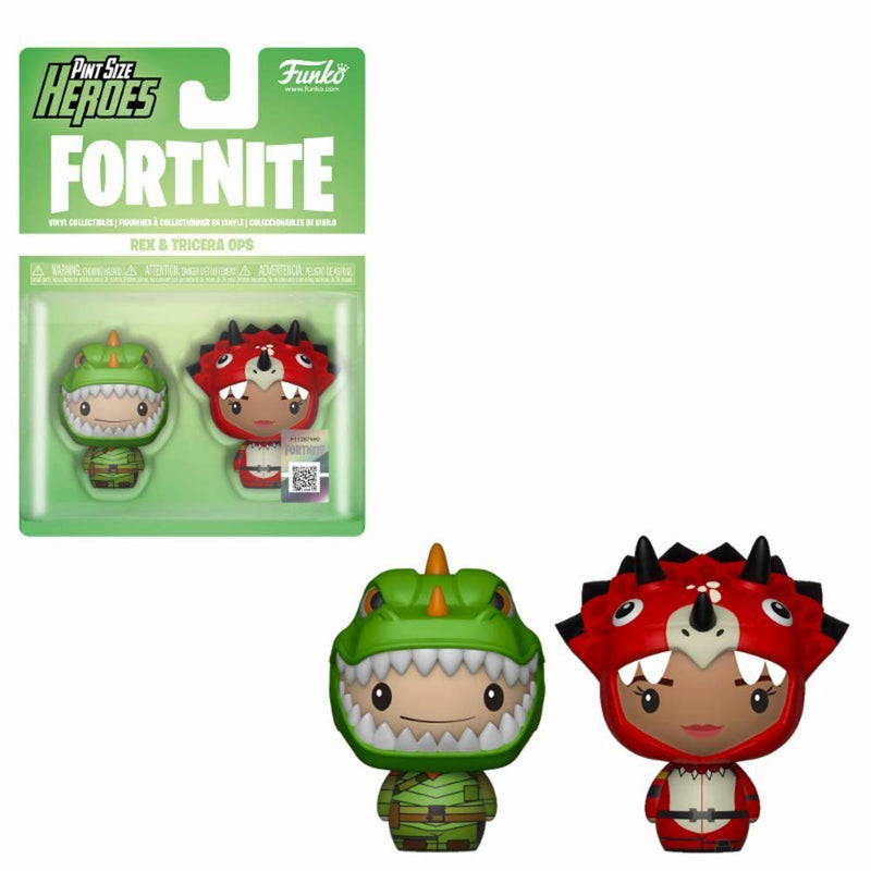 Funko Pint Sized Heroes: Fortnite A - Rex & Tricera Ops - Collectable Vinyl Figure - Gift Idea - Official Merchandise - Toys For Kids & Adults - Video Games Fans - Model Figure For Collectors