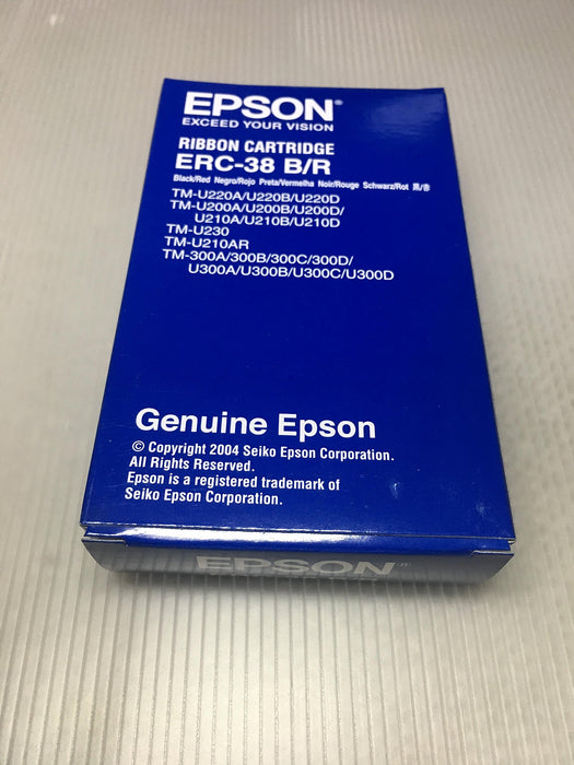 Epson C43S015376 Ribbon Cartridge, Black/Red 1 Red/Black