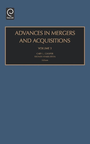 Advances in Mergers and Acquisitions