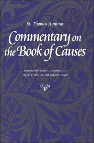 Commentary on the "Book of Causes