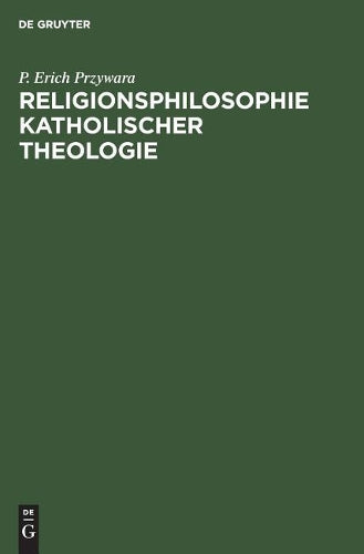 Religionsphilosophie katholischer Theologie (German Edition