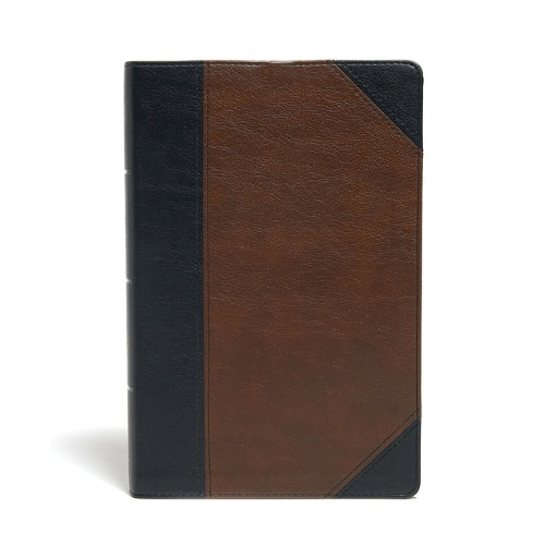 KJV Large Print Personal Size Reference Bible, Brown/Black