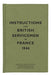 Instructions for British Servicemen in France, 1944