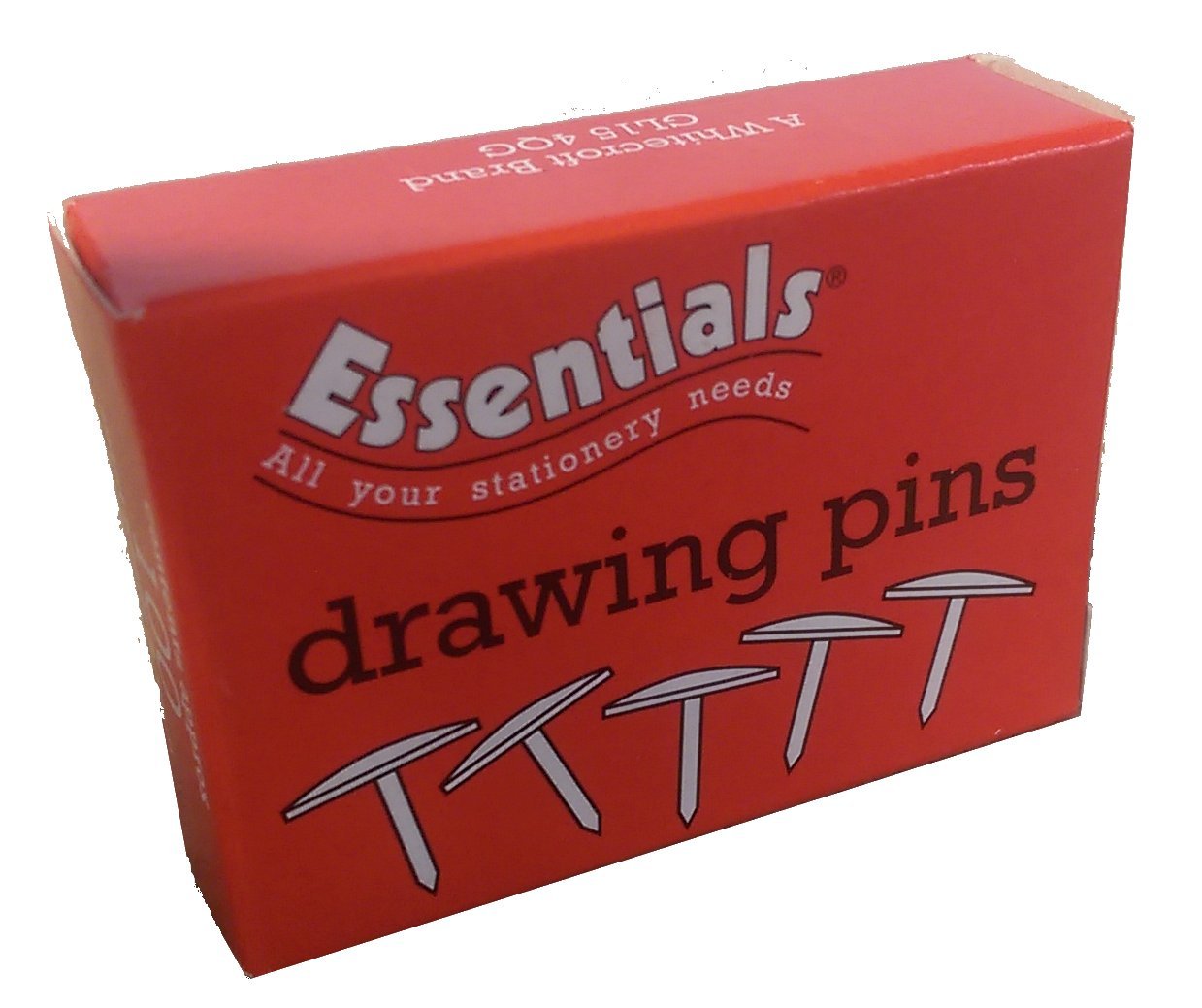 Whitecroft Essentials 34231 Value 9.5mm Brassed Drawing Pin (Pack of 100