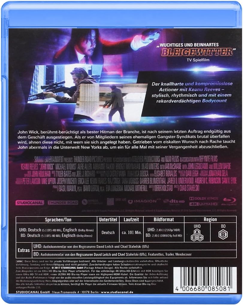 John Wick (4K Ultra-HD) (+ Blu-ray