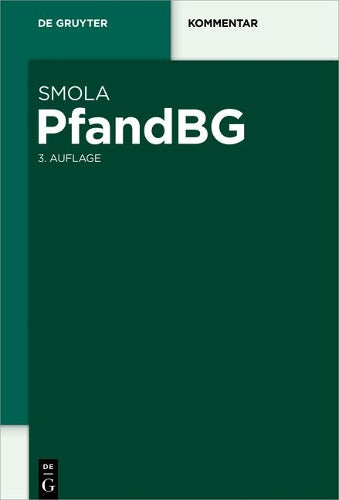 PfandBG: Pfandbriefgesetz, §§ 22a-22o Kreditwesengesetz (De Gruyter Kommentar) (German Edition