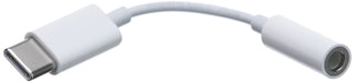 Apple Usb-C To 3.5 Mm Headphone Jack Adapter - Usb-C To Headphone Jack Adapter - 24 Pin Usb-C Male To Mini-Phone Stereo