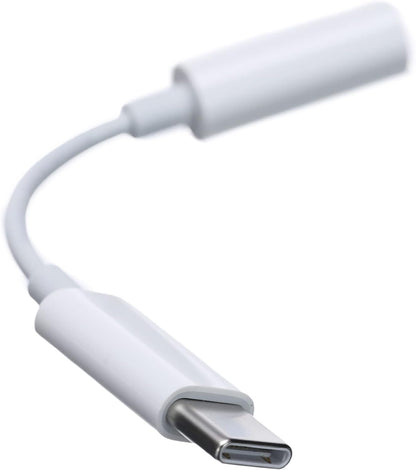 Apple Usb-C To 3.5 Mm Headphone Jack Adapter - Usb-C To Headphone Jack Adapter - 24 Pin Usb-C Male To Mini-Phone Stereo