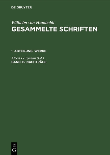 Nachträge (German Edition