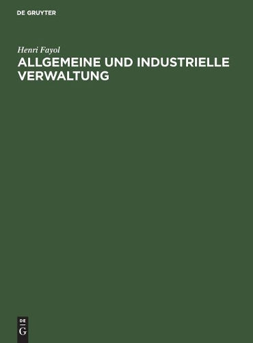 Allgemeine und industrielle Verwaltung (German Edition