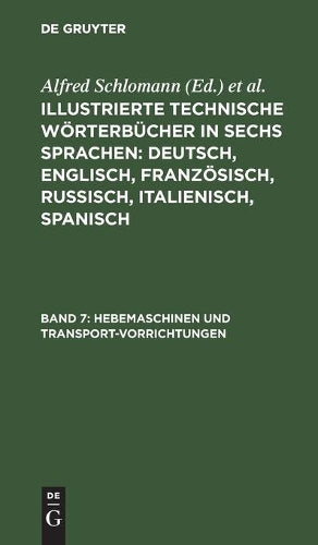 Hebemaschinen und Transport-Vorrichtungen (German Edition