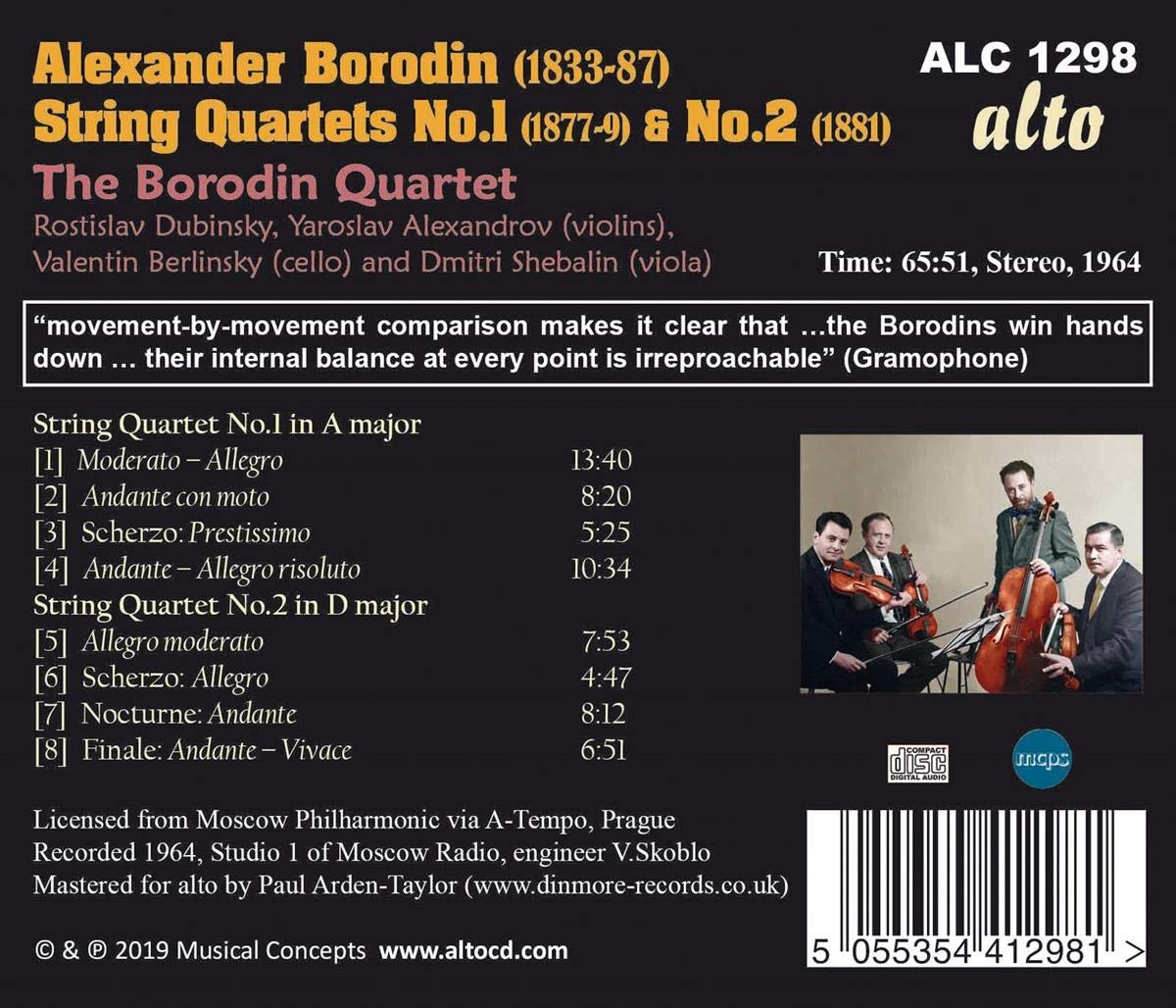 Borodin: Streichquartette Nr. 1 & Nr. 2