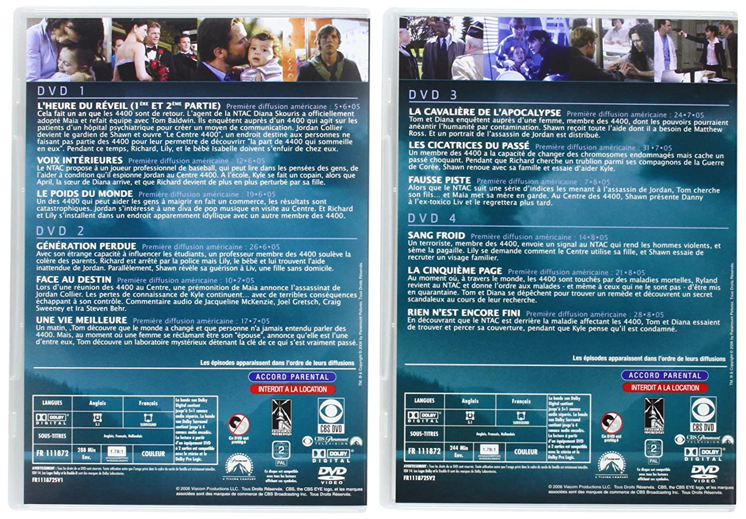 PARAMOUNT Les 4400 - Intégrale saison 2