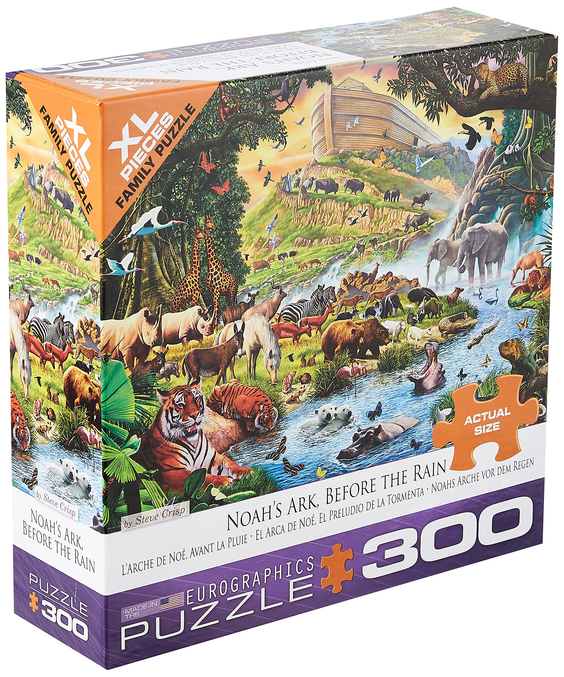 EuroGraphics 8300-0980 Noah's Ark Before The Rain Puzzle (300-Piece