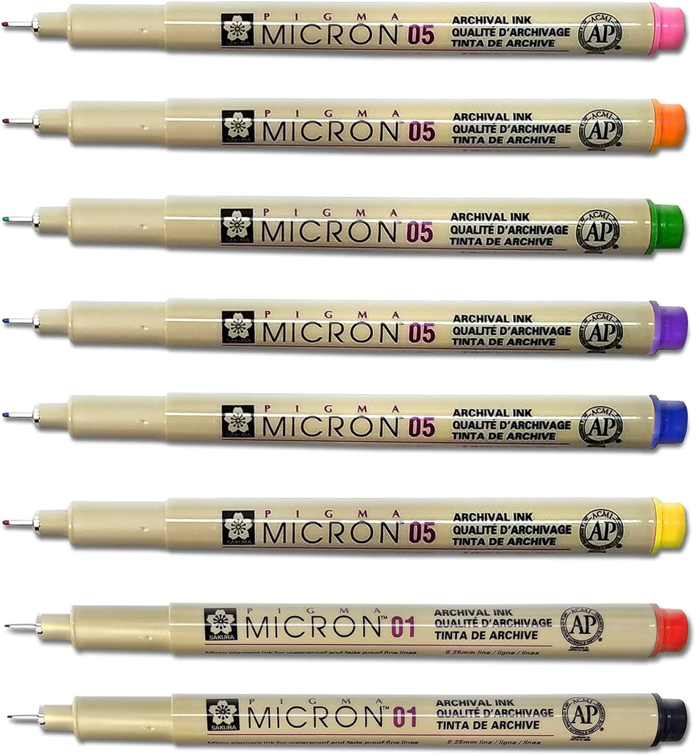 PIGMA MICRON INDUCTIVE BIB 8PK
