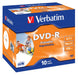 Verbatim 43521 4.7GB 16x DVD-R Printable - 10 Pack Jewel Case