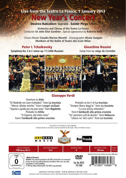 New Years Concert 2013 Feat Music Of Piotr Ilyich Tchaikovsky, Giuseppe Verdi, Gioachino Rossini