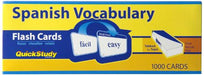 Spanish Vocabulary Flash Cards