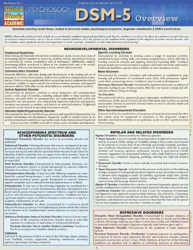 DSM-5 Overview