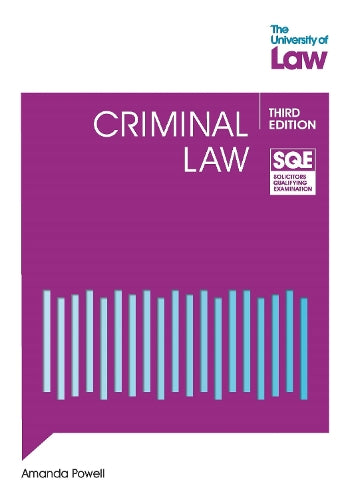 SQE - Criminal Law 3e (SQE1