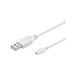 Usb 2.0 A To Micro-B M/M 1M- White Polybag