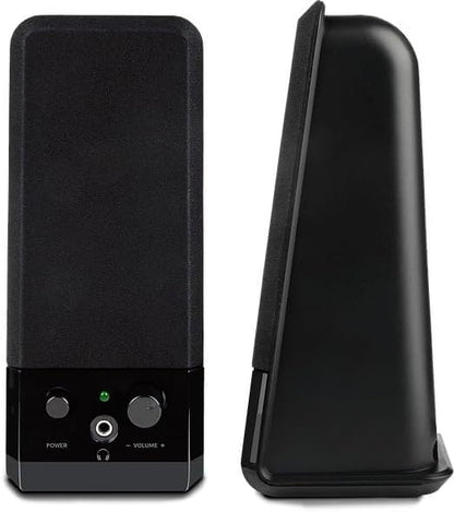 Speedlink Event Stereo Speakers SL-8004-BK, 2-Piece Desktop Set, USB Powered, Slimline Design, 3.5 Millilitre Jack Plug, 5W RMS Output Power, Black