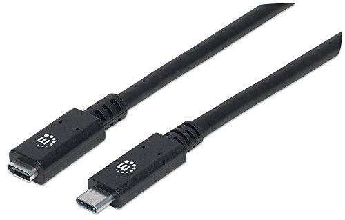 Usb-C To Usb-C M/F 50Cm- Extension 5A 10Gbps Blck Polybag