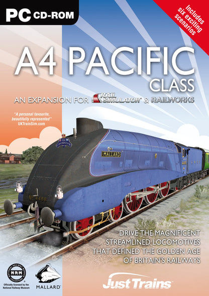 A4 Pacific Class: Add-On for Rail Simulator, Railworks & Railworks 2 (PC CD-ROM