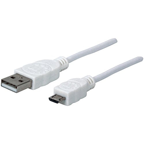 Usb 2.0 A To Micro-B M/M 1.8M- White Polybag