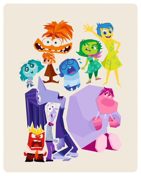 Disney Pixar's Inside Out 2 4K UHD + Blu-ray  Steelbook