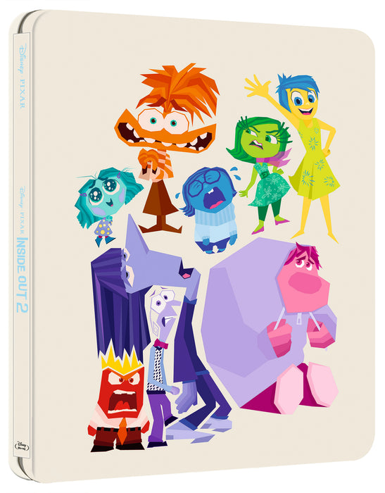 Disney Pixar's Inside Out 2 4K UHD + Blu-ray  Steelbook