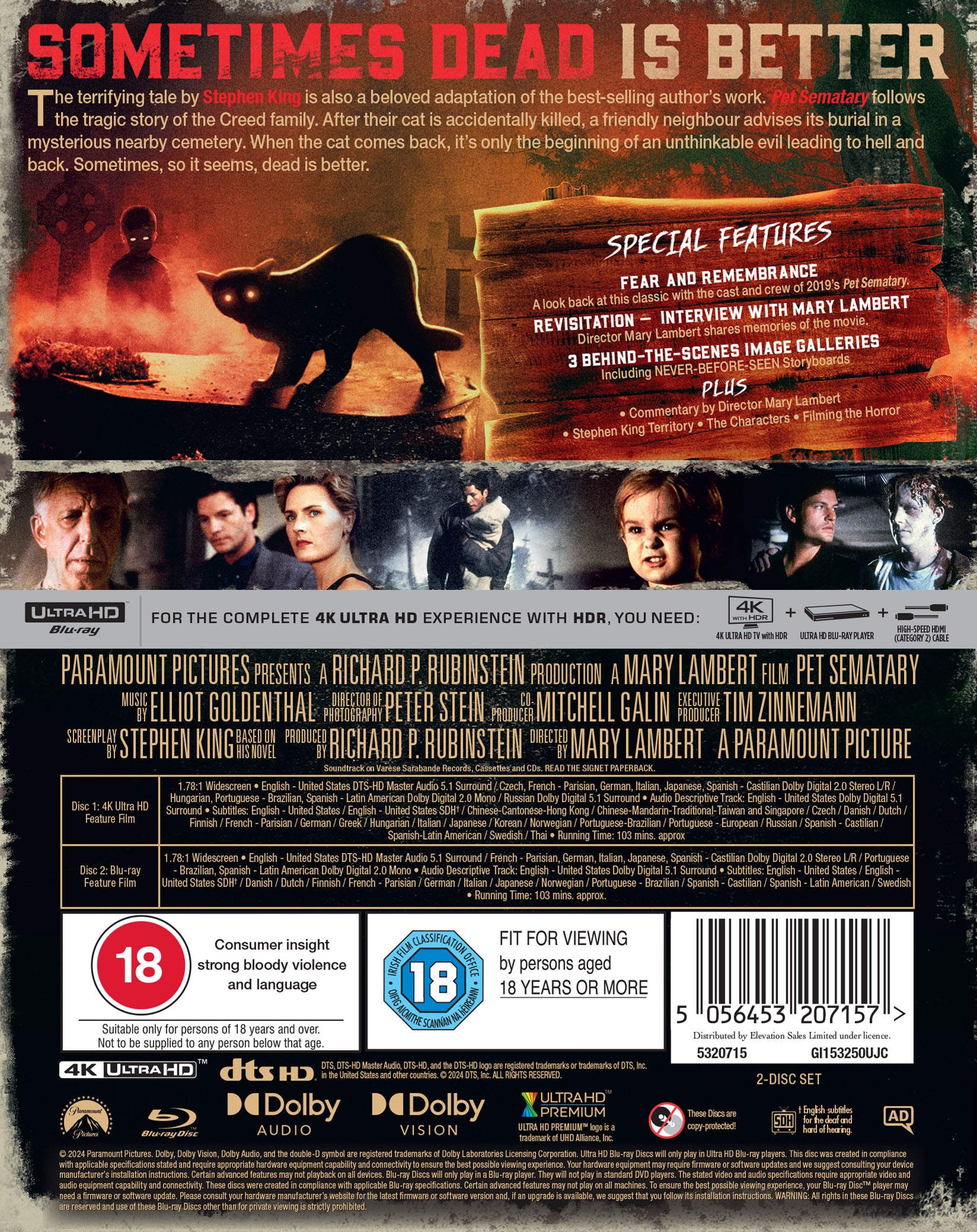 Pet Sematary (1989) 35th Anniversary Collector's Edition